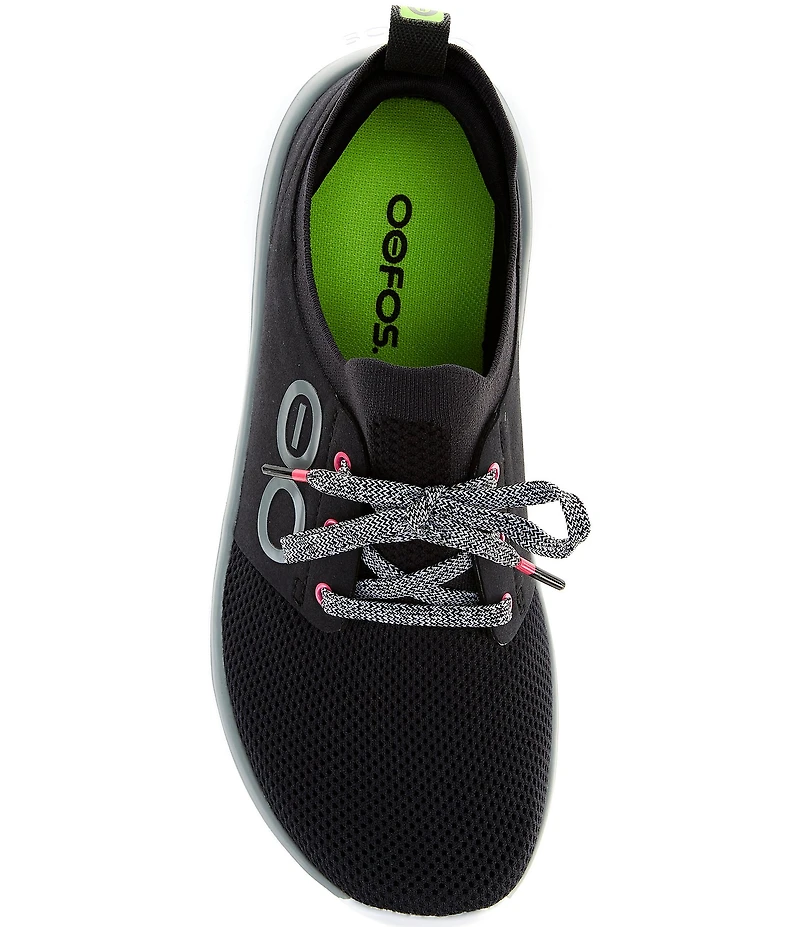 OOFOS Oomy Stride Fabric Mesh Sneakers