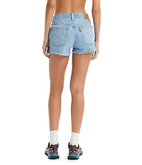 Levi's® Original High Rise Destructed Frayed Hem Shorts