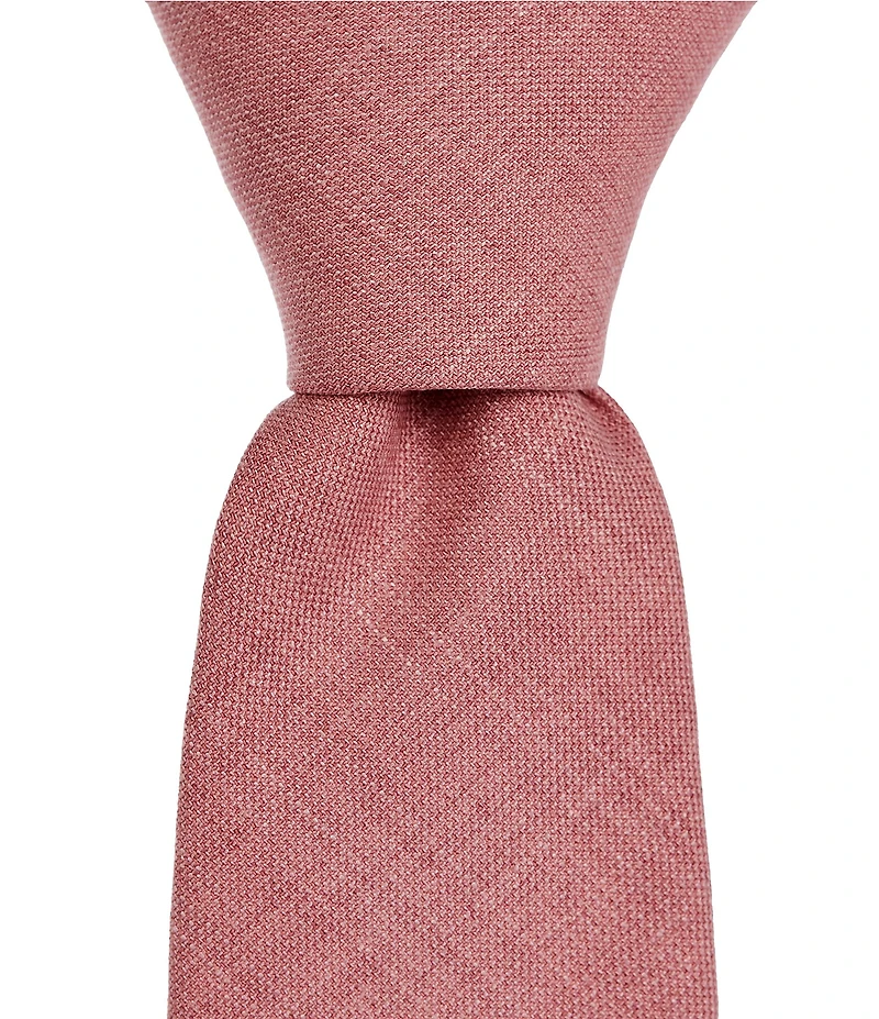 Original Penguin Handley Solid 2 1/2#double; Woven Tie