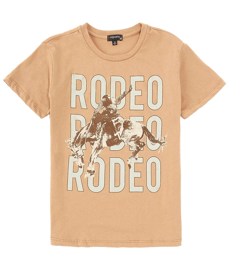 Originality Big Girls Short Sleeve Rodeo Triple OS T-Shirt