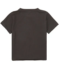 Originality Big Girls Short Sleeve Telephone Talk Crop T-Shirt