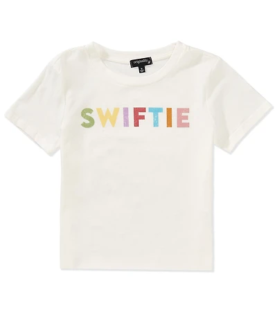 Originality Big Girls Short-Sleeve Multicolored Swiftie Graphic T-Shirt