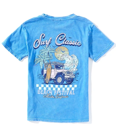 Originality Big Girls Short Sleeve Surf Classic Oversized T-Shirt