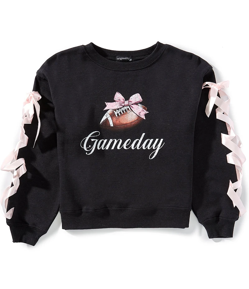 Originality Big Girls Long-Sleeve Game Day Fleece Sweatshirt