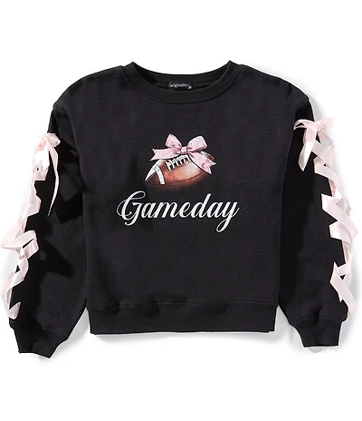 Originality Big Girls Long-Sleeve Game Day Fleece Sweatshirt