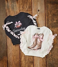 Originality Big Girls Long-Sleeve Game Day Fleece Sweatshirt