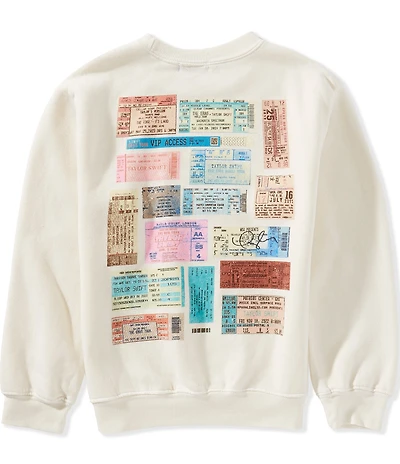 Originality Big Girls Long-Sleeve Taylor Concert Fleece Sweatshirt