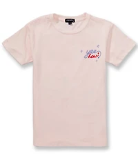 Originality Big Girls Short Sleeve Faith Western Collage T-Shirt