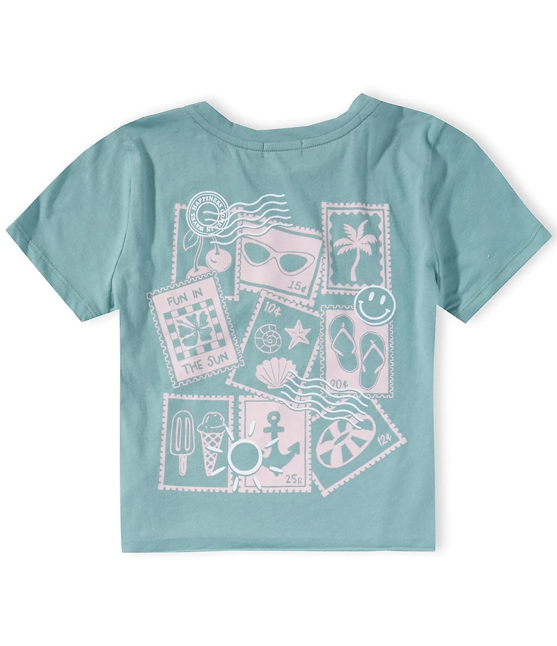 Originality Big Girls Short Sleeve Here Comes The Sun Tee