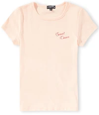 Originality Big Girls Short Sleeve Tropical Sunset Chaser Tee