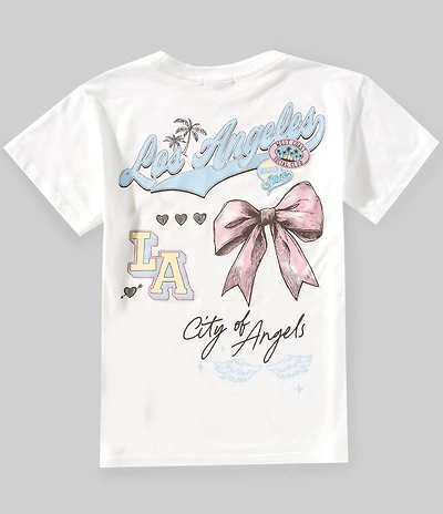 Originality Big Girls Short Sleeves Los Angeles T-Shirt