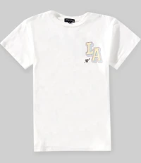 Originality Big Girls Short Sleeves Los Angeles T-Shirt