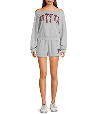 Originality Bow Lounge Coordinating Shorts