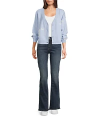 Originality Butterfly Long Sleeve Boxy Cardigan