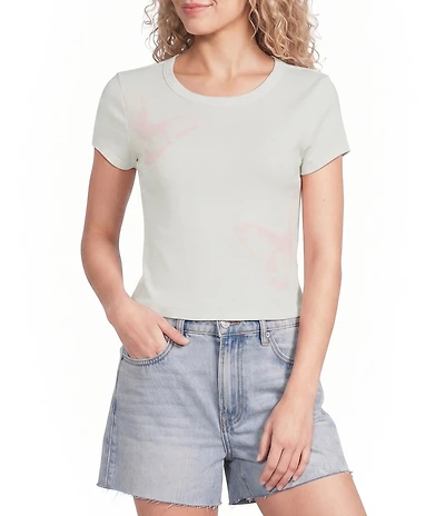 Originality Butterfly Short Sleeve Baby Tee