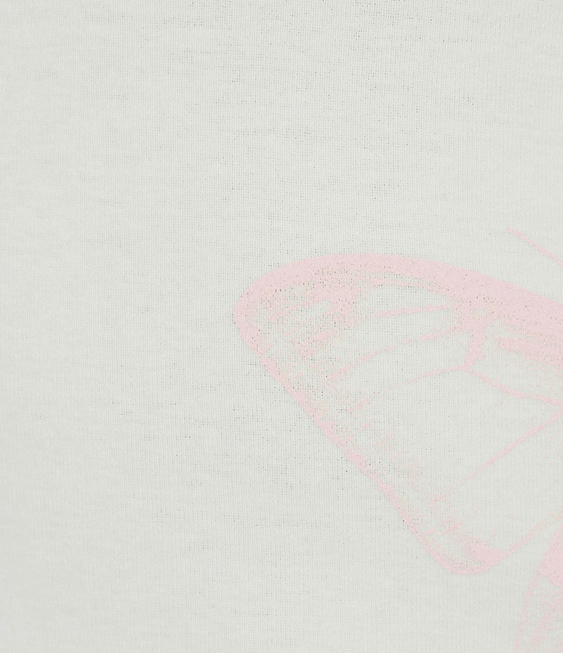 Originality Butterfly Short Sleeve Baby Tee