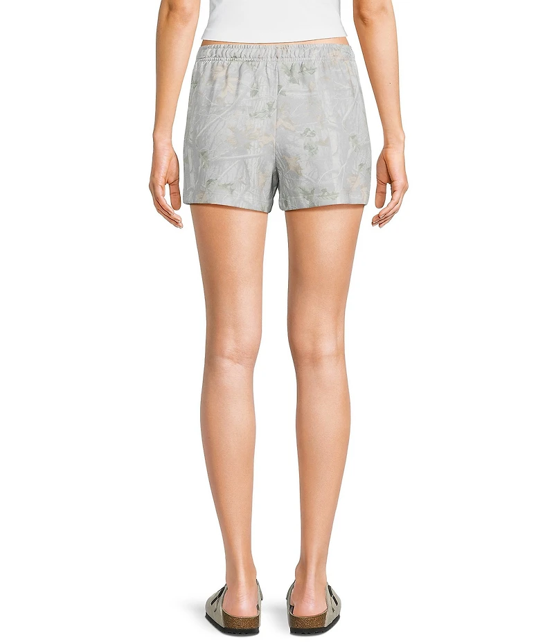 Originality Camo Print Pull On Coordinating Shorts