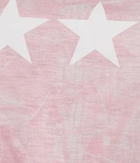 Originality Camo Star Graphic Off The Shoulder Short Sleeve T-Shirt