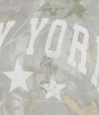 Originality Camouflage Print #double;New York#double; Short Sleeve Baby T-Shirt