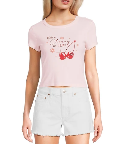 Originality Cherry On Top Short Sleeve Baby T-Shirt