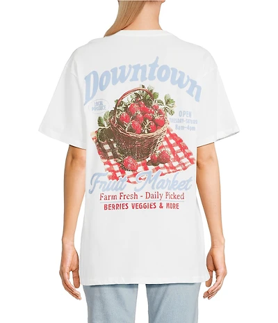 Originality Downtown Fruit Market Short Sleeve T-Shirt