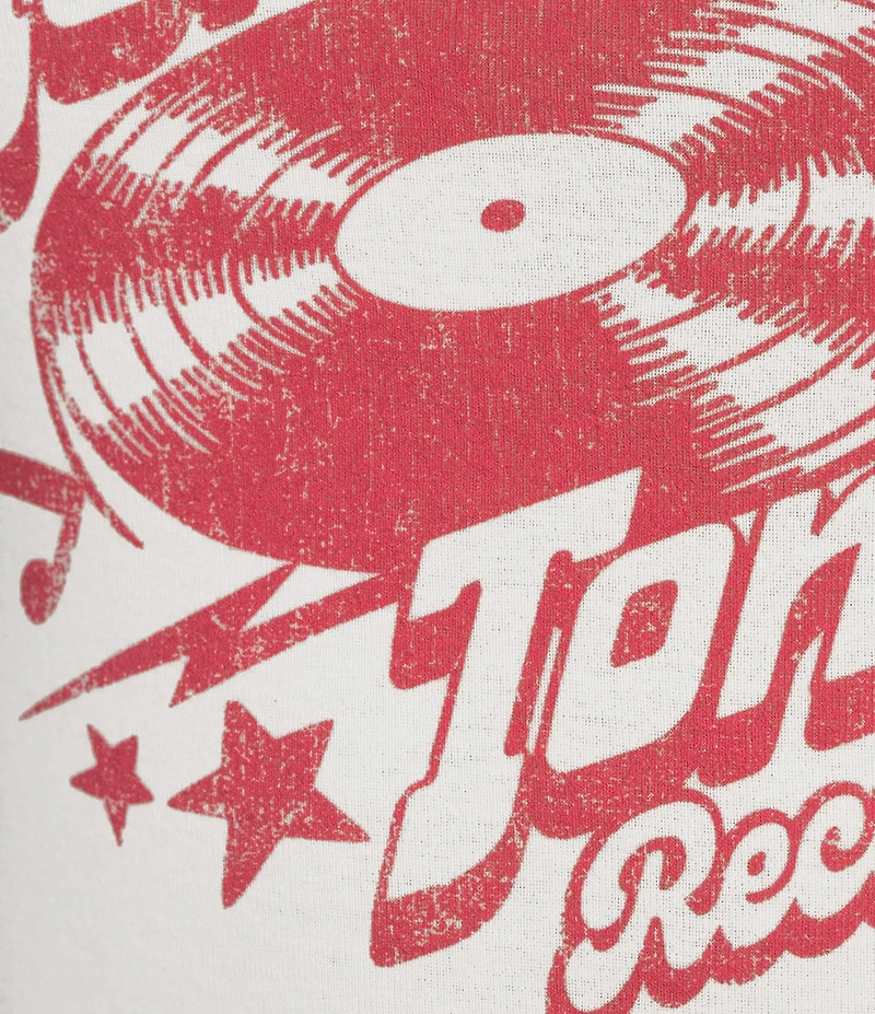 Originality #double;Honky Tonk#double; Contrast Trim Short-Sleeve T-Shirt