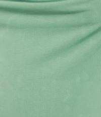 Originality Cowl Neck Tie Shoulder Top
