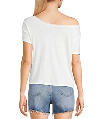 Originality Off The Shoulder 76 Americana T-Shirt