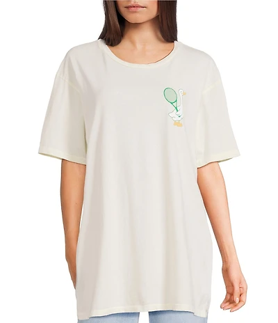 Originality Oversized Short Sleeve Silly Goose Graphic Tee