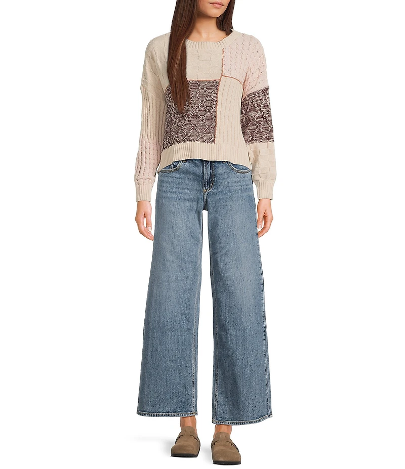 Originality Patchwork Sweater