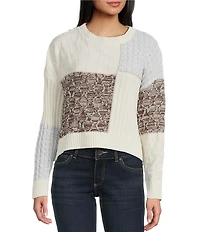 Originality Patchwork Sweater