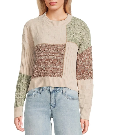 Originality Patchwork Sweater