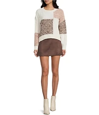 Originality Patchwork Sweater