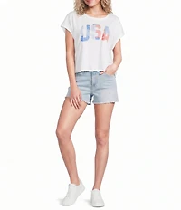 Originality Patchwork USA Short Sleeve Tee