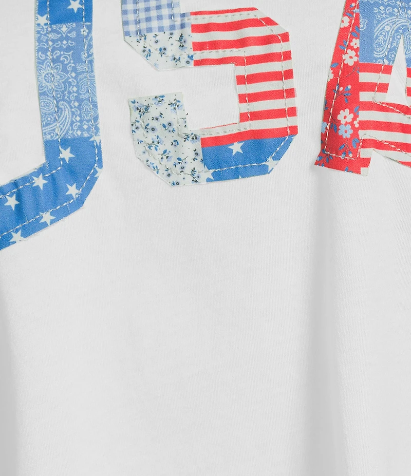 Originality Patchwork USA Short Sleeve Tee