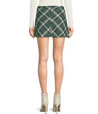 Originality Plaid Mini Skirt