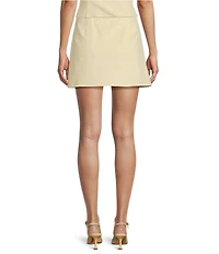 Originality Ponti Pull On A-Line Micro Mini Skort