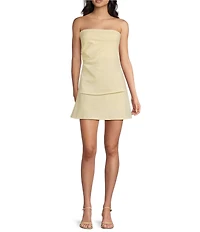 Originality Ponti Pull On A-Line Micro Mini Skort