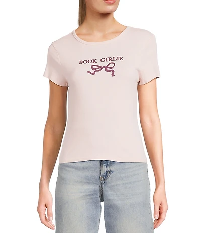 Originality Short Sleeve Book Girlie T-Shirt