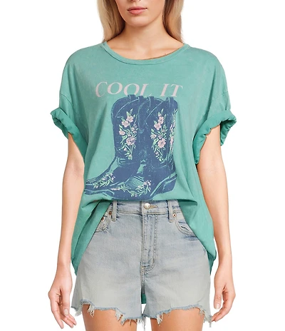 Originality Short Sleeve Cool It Cowboy T-Shirt