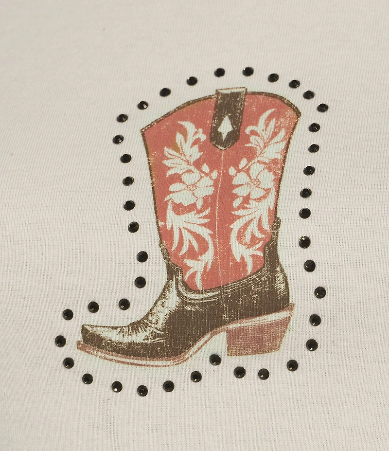 Originality Short-Sleeve Cowboy Boot Baby T-Shirt