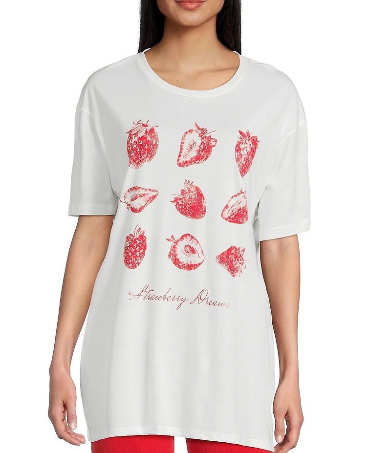 Originality Short Sleeve Strawberry Dreams T-Shirt