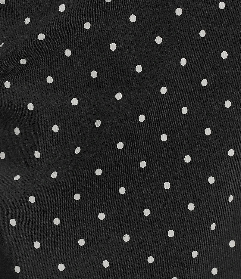 Originality Strapless Polka Dot Side Cinch Top