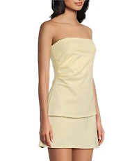 Originality Strapless Side Cinch Top