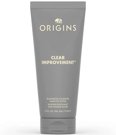 Origins #double;Clear Improvement ™ Blackhead Clearing Mask-To-Scrub