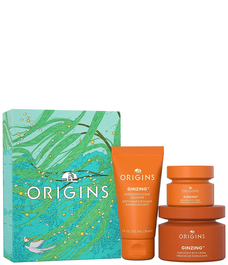 Origins GINZING™ Glowing Essentials Cleanser & Moisturizer Gift Set