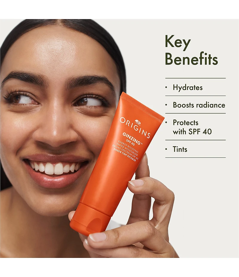 Origins GinZing™ SPF 40 Energy-Boosting Tinted Moisturizer