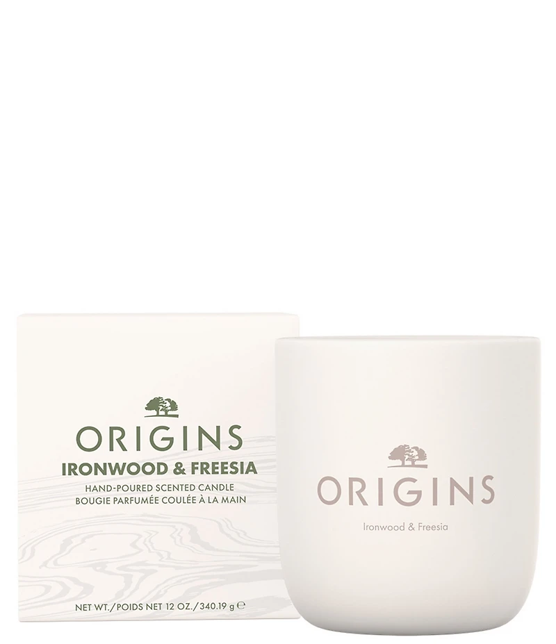Origins Limited Edition Ironwood & Freesia Hand-Poured Scented Candle