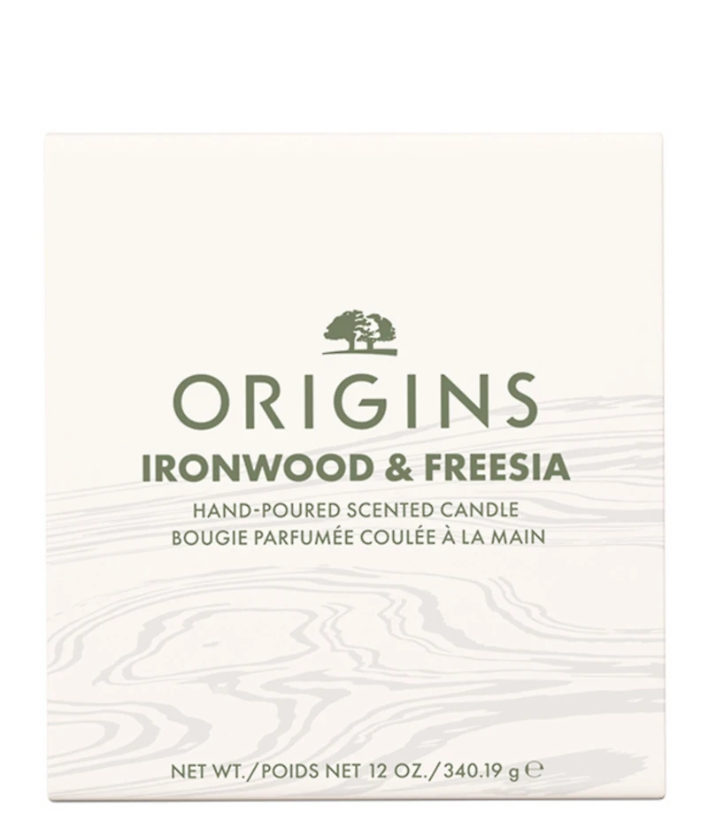 Origins Limited Edition Ironwood & Freesia Hand-Poured Scented Candle