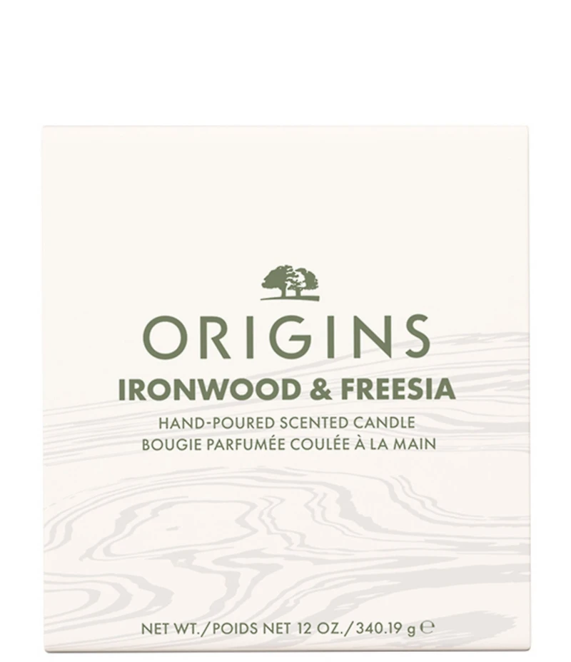 Origins Limited Edition Ironwood & Freesia Hand-Poured Scented Candle